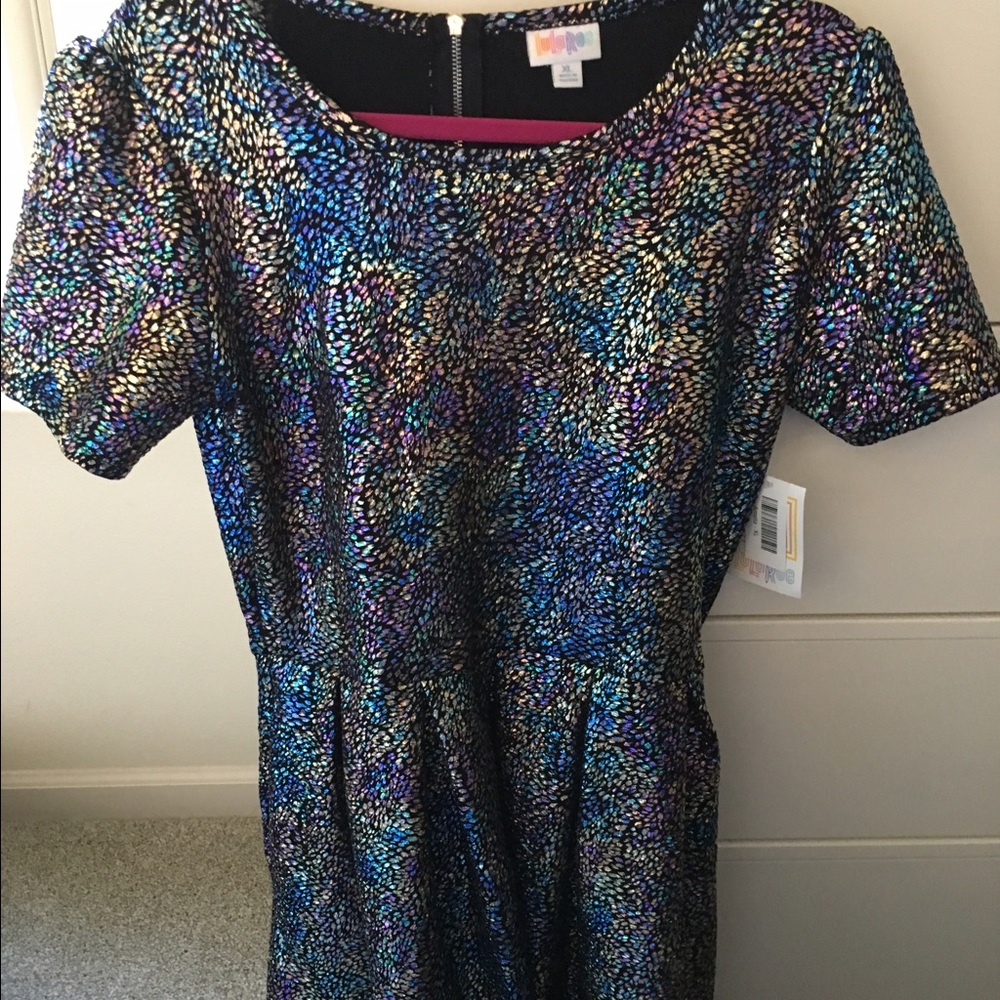 Rare Unicorn LuLaRoe Amelia Elegant Dress