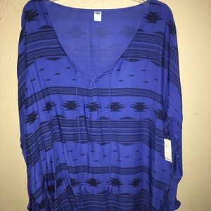 Ladies Aztec print top