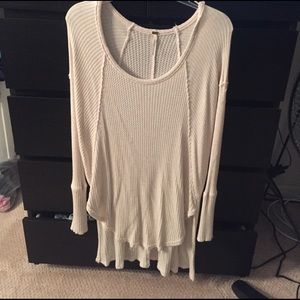Free people- long sleeve thermal shirt-- size M