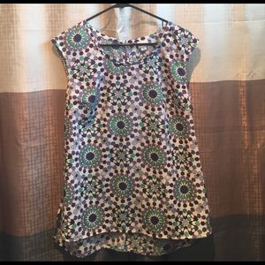 Moroccan patterned top