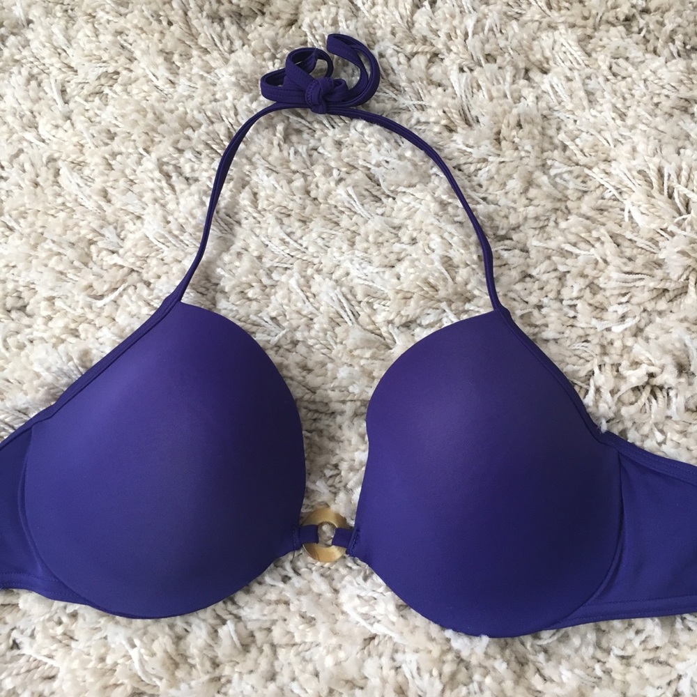 Victoria's Secret Blue Bathing Suit Top