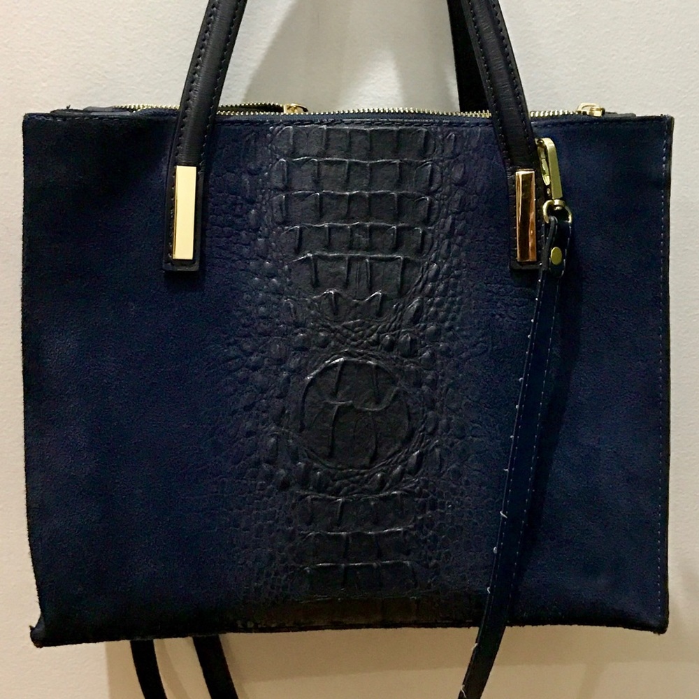 Italian leather handmade shoulder bag - Picture 2 of 4