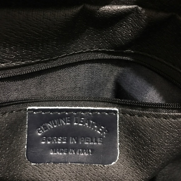 Italian leather handmade shoulder bag - Picture 4 of 4