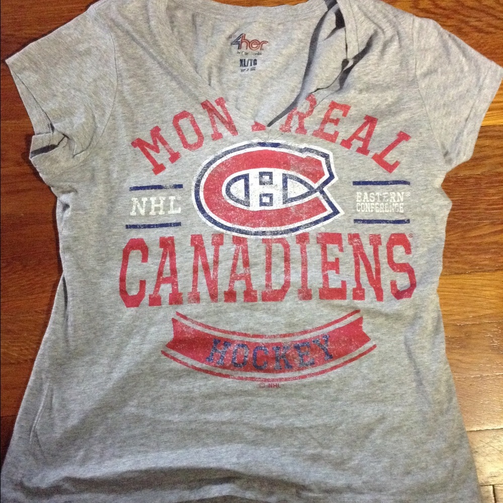 Montreal Canadiens 4Her v neck tee