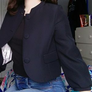 1920's inspired cropped jacket.