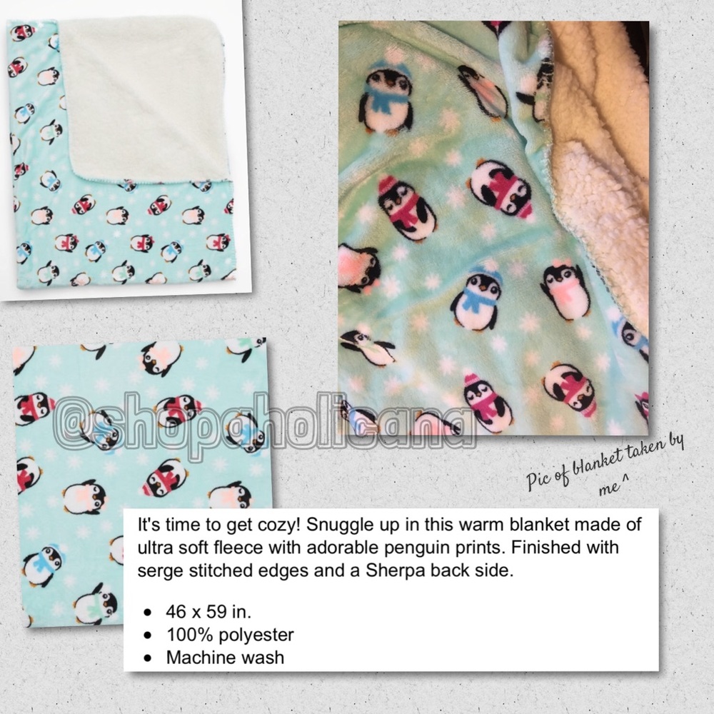 quirky penguins | blanket