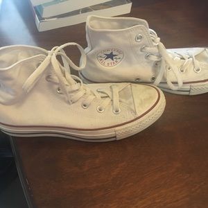 White high top converse