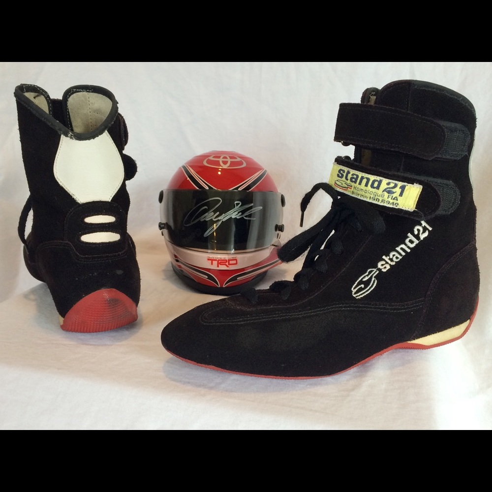 Jimmy Choo red soles meet Formula One racing!