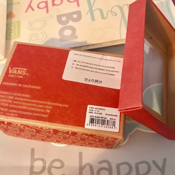 6pairs of  VANS Baby Socks UNISEX - Picture 2 of 3