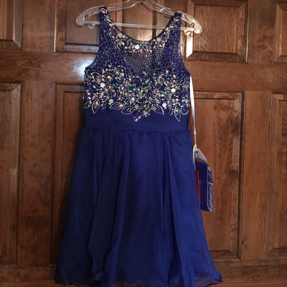 Royal blue dress - Prom Girl - Medium