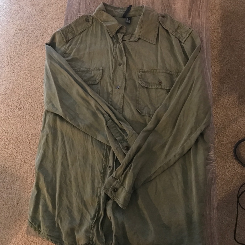 Military Green Utility Shirt