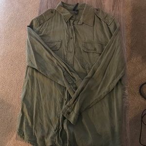 Military Green Utility Shirt