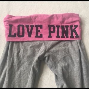 PINK Victoria's Secret Pants - super cute VS pink yoga pants size S PINK Victoria's Secret Pants - super cute VS pink yoga pants size S