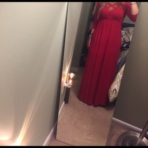 Stunning Caged Top Maxi