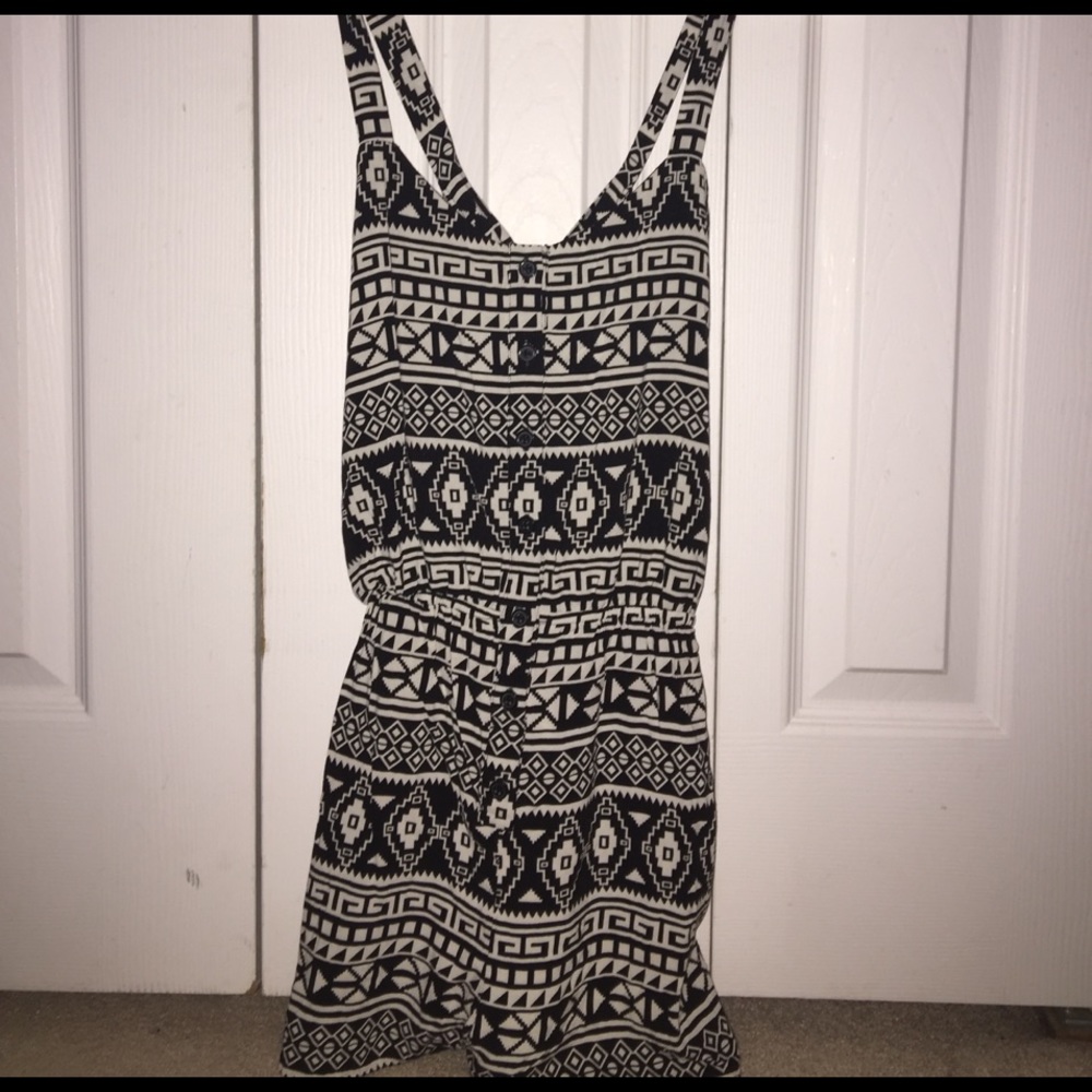 Tribal Print Romper
