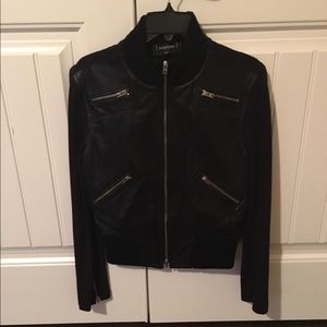 BEAUTIFUL BEBE genuine leather jacket