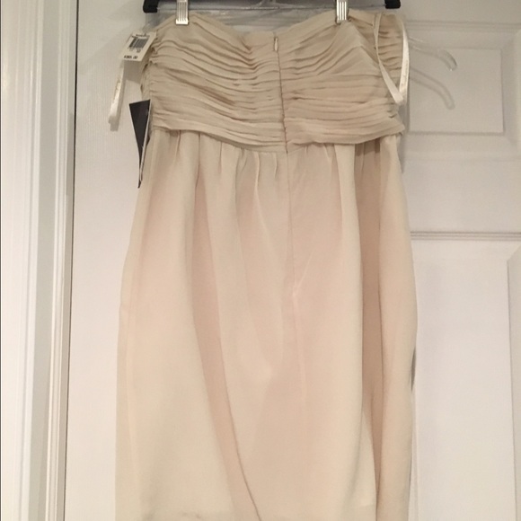 NWT Shoshanna strapless ivory dress - Picture 3 of 3