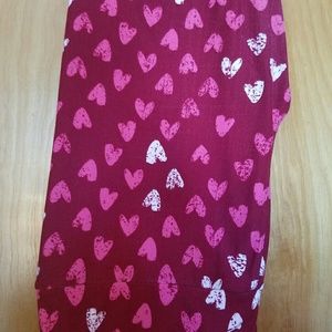 Lularoe Valentine's day leggings TC