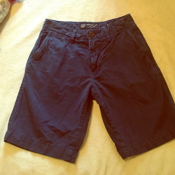 Size 26 Men's Navy Blue American Eagle Shorts - Picture 1 of 2