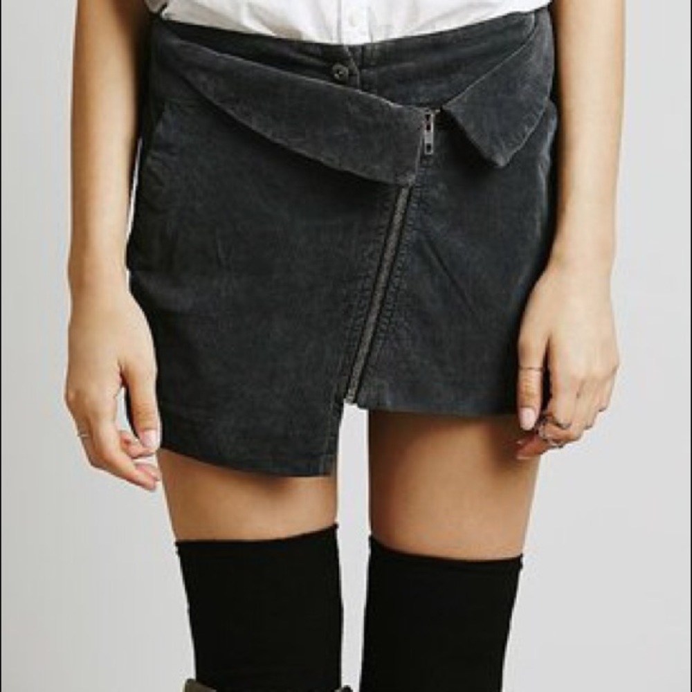 Free People Run Away Chord Skort