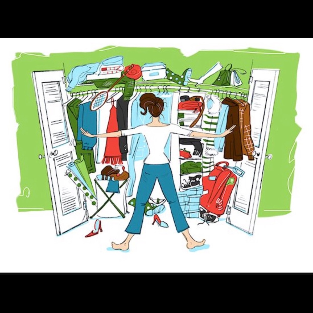 It's CLOSET CLEANING DAY