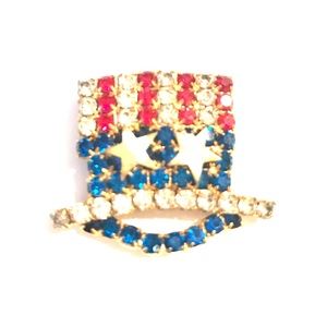 ❤SALE❤ Uncle Sam patriotic brooch/pin