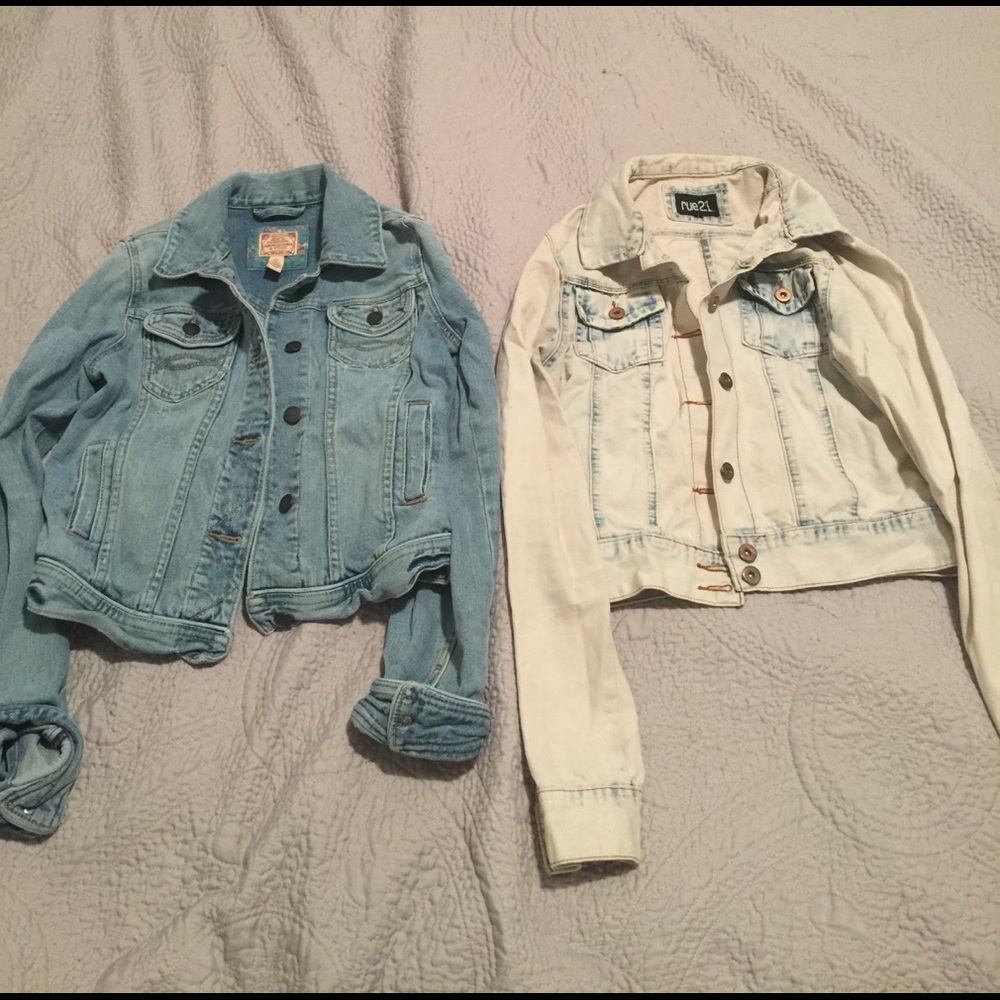 Denim Jackets (abercrombie & rue 21)