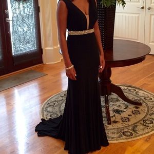 BLACK PROM DRESS!!