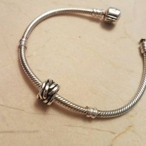 Pandora woven charm (authentic)