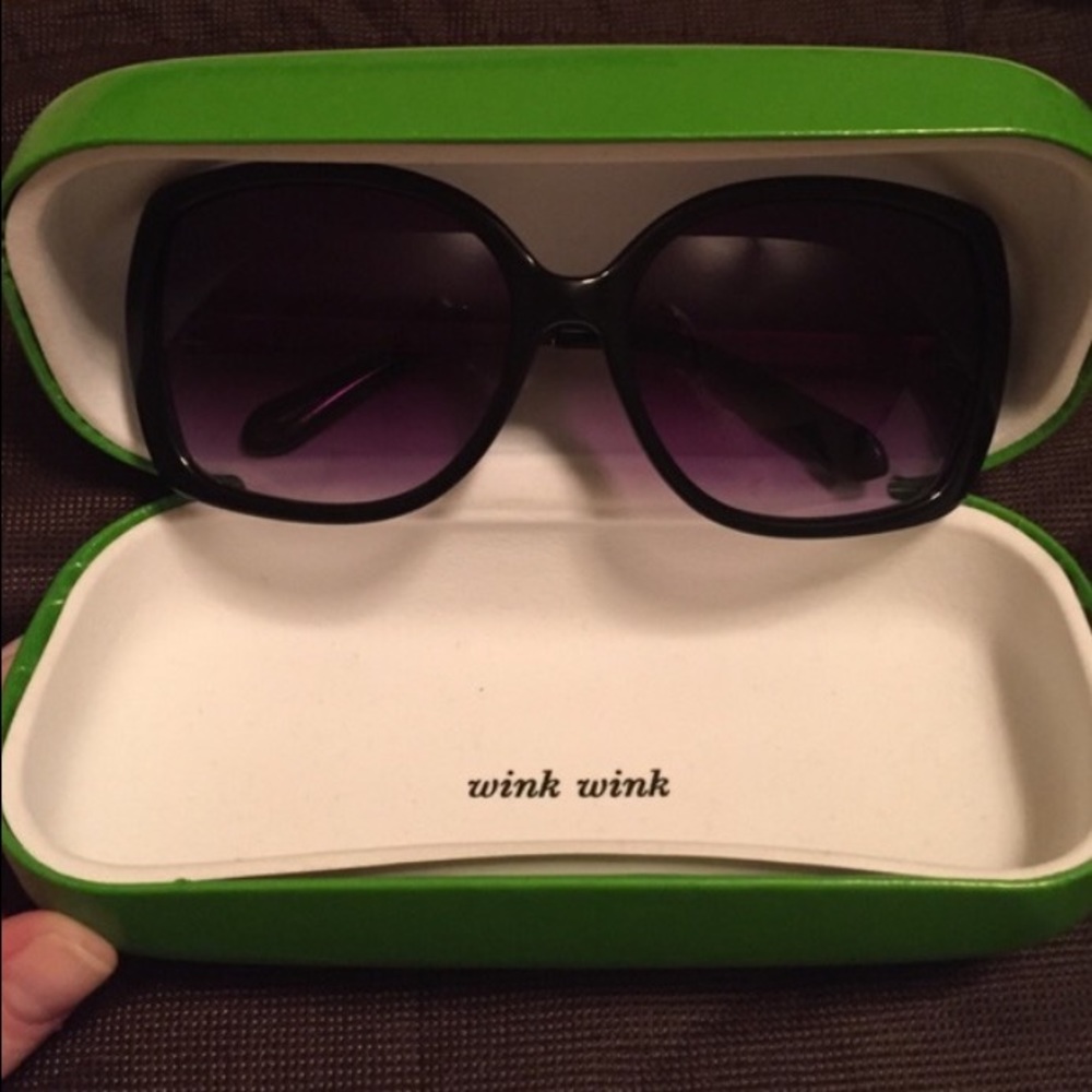 Kate Spade Margita Sunglasses Black with Case