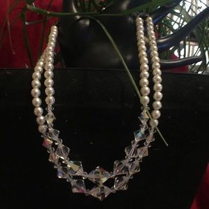 Beautiful crystal and glass pearl