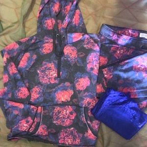 Aeropostale Jogger Suit with Hoodie and Cami