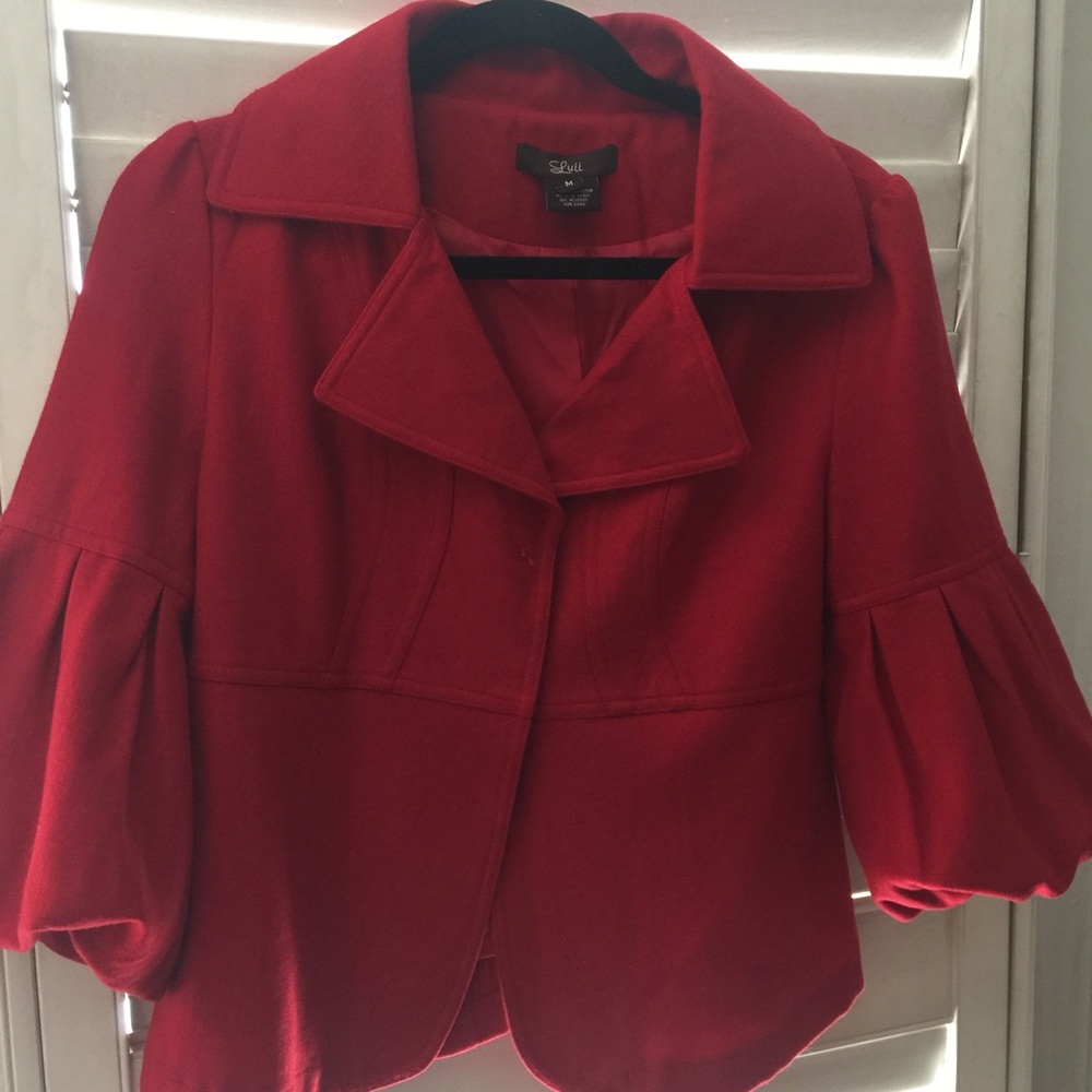CROPPED DRESSY JACKET