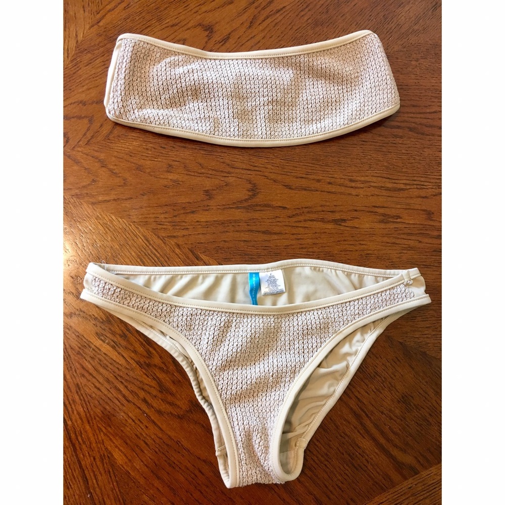 BCBGMaxazria two piece bathing suit.