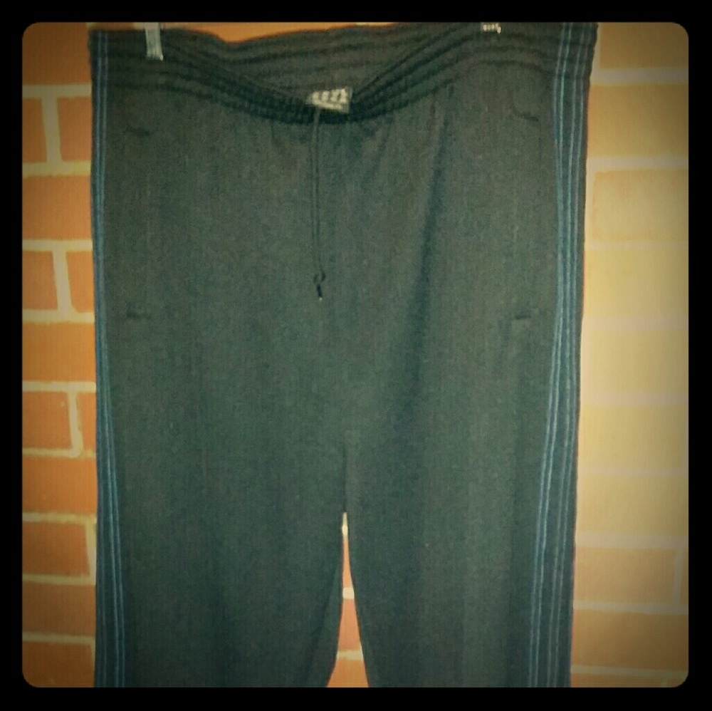 Black adidas men's sweat pants