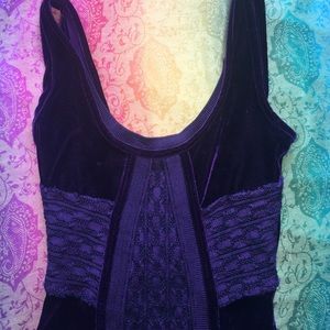 Free People velvet party dress