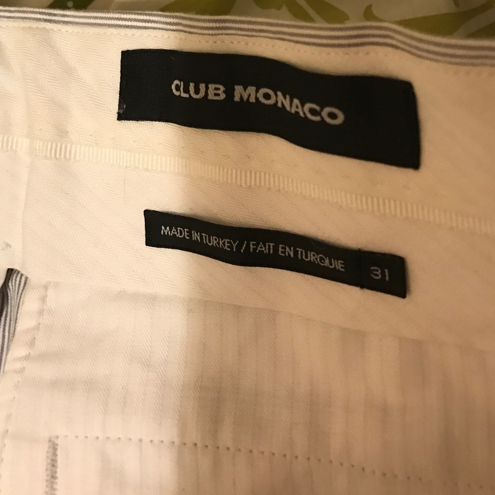 Men's Club monaco striped (seer sucker) pants 31 - Picture 2 of 3