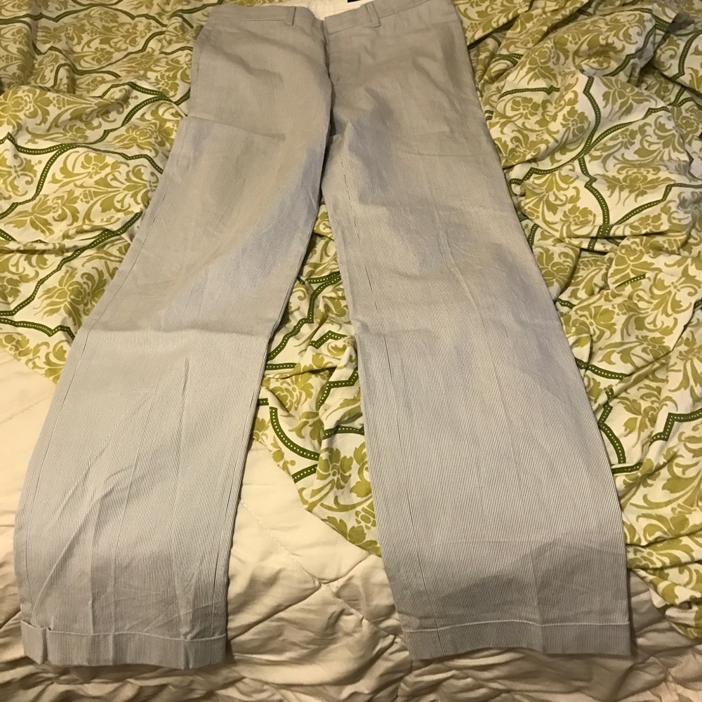 Men's Club monaco striped (seer sucker) pants 31 - Picture 3 of 3