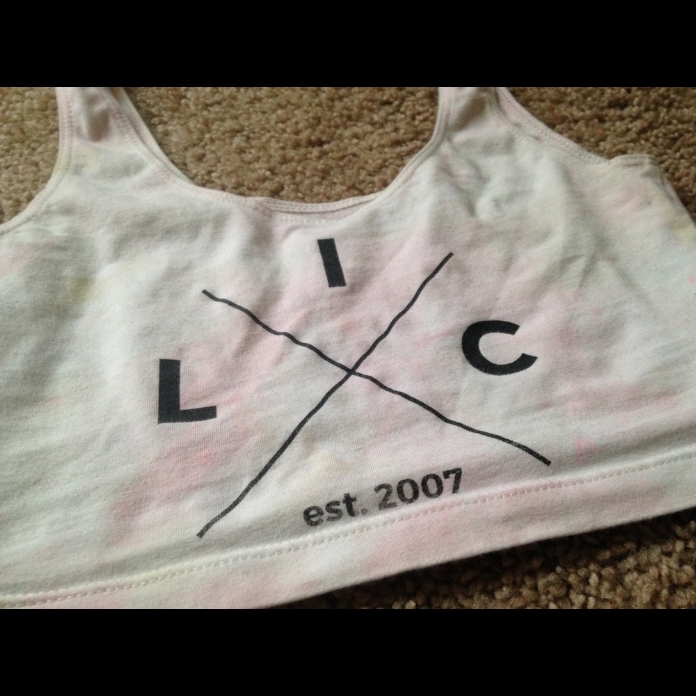 Rare Crop top from Life In Colour 2016. Tie dyed