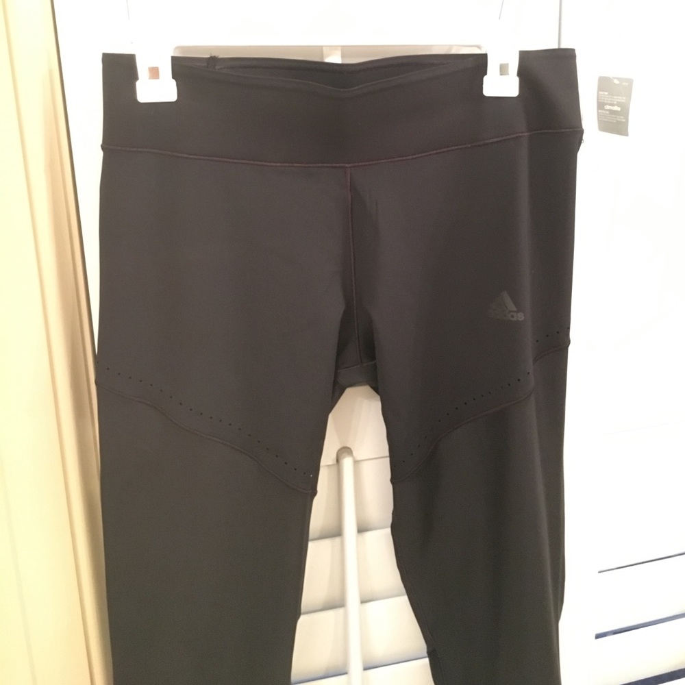Adidas Avenue A Paneled Black Sport Leggings