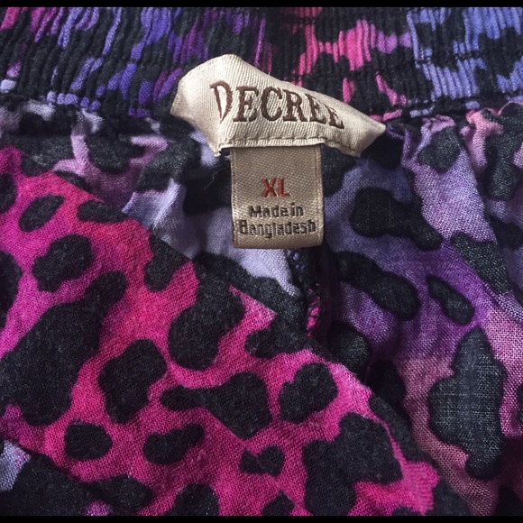 Decree Shorts - pink & purple decree shorts size XL Decree Shorts - pink & purple decree shorts size XL