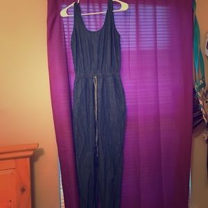 Blue jean romper