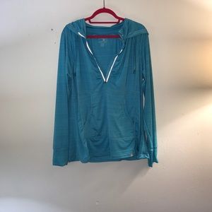 Athletic Turquoise Quarter Zip