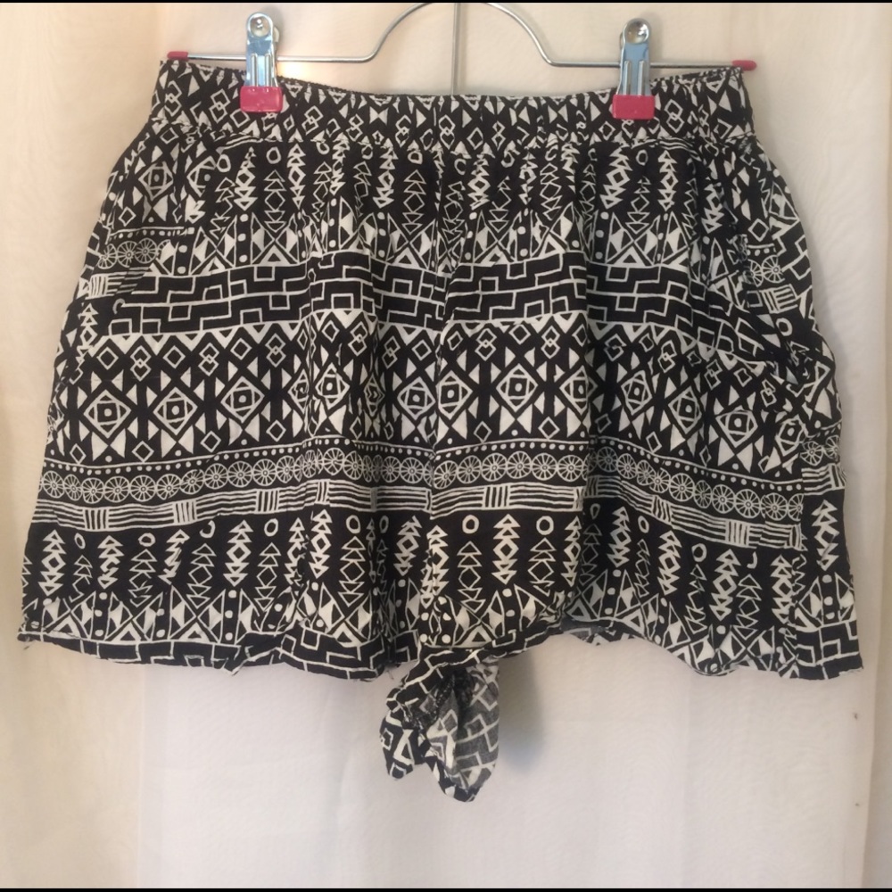 H&M Patterned Cotton Shorts
