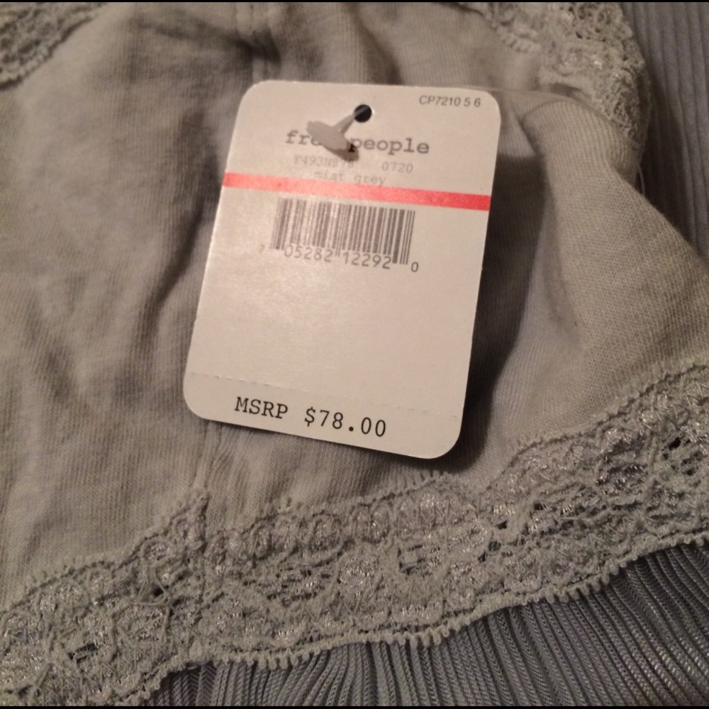 *SOLD*-NWT. Free People pleated slip - Picture 7 of 8
