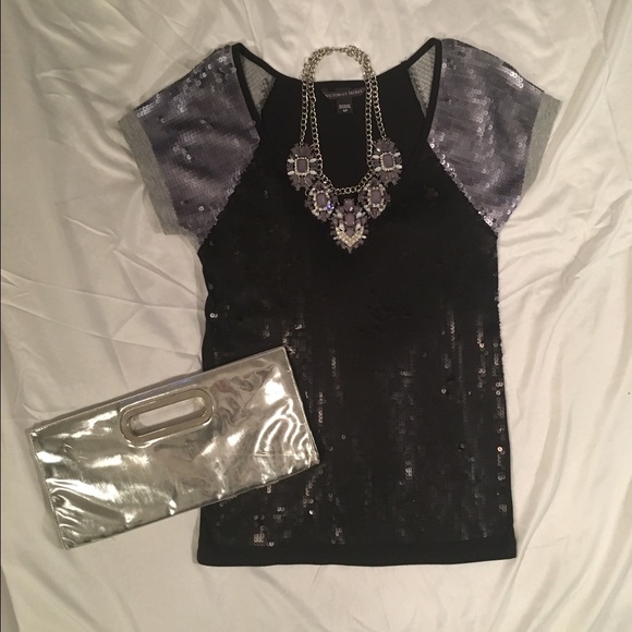 Matte Sequin Tee - Picture 2 of 3