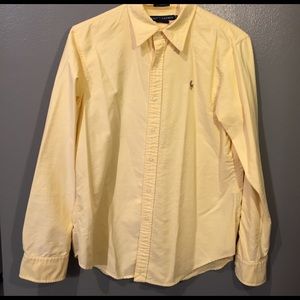 Lemon Yellow Ralph Lauren Oxford