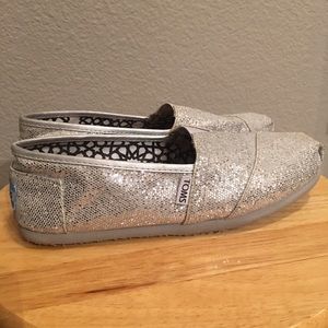 TOMS Glitter Classic Slip-on Shoes