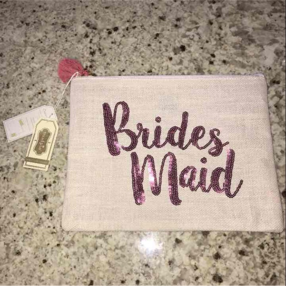 NWT Bridesmaid clutch/carry all