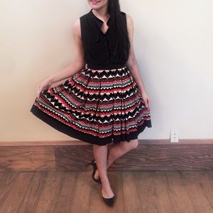 Pleated Circle Skirt